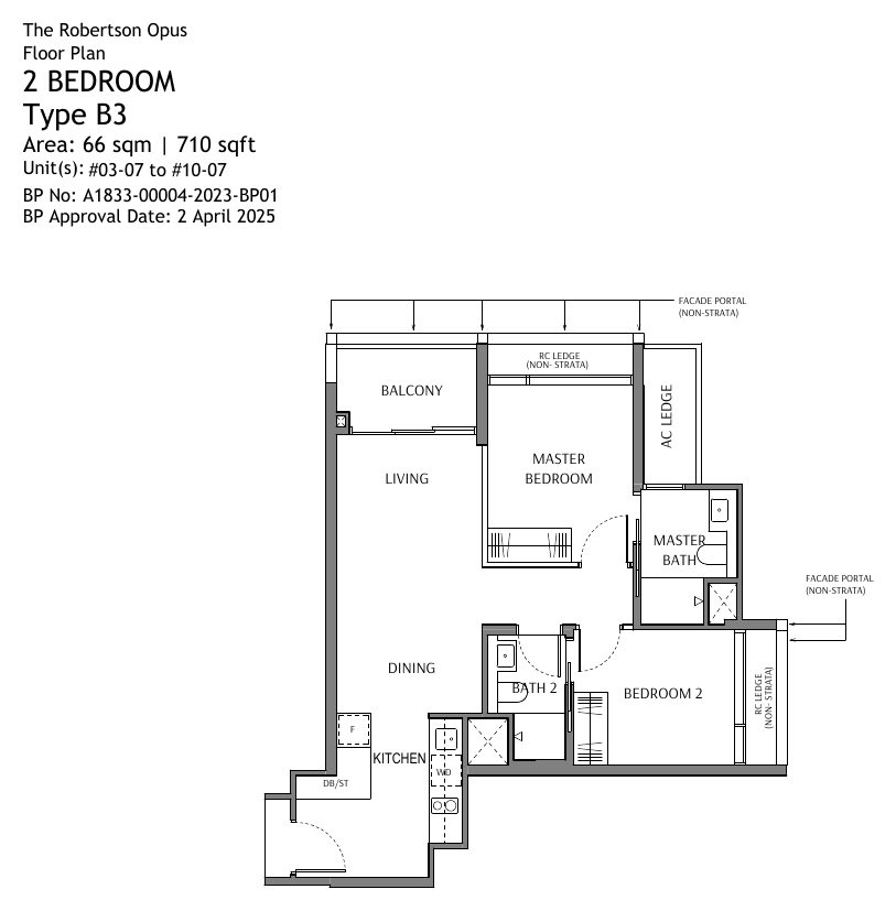 Type B3 · 2-Bedroom
