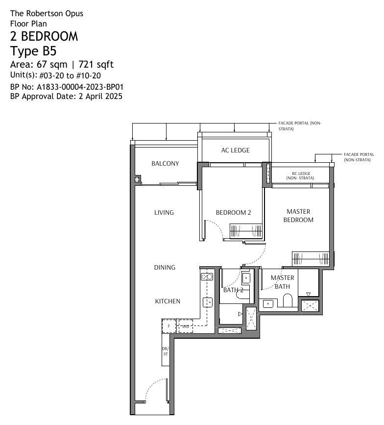 Type B5 · 2-Bedroom